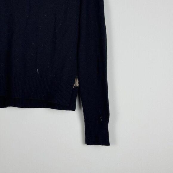 Vintage LL Bean Wool freeport Maine Made in USA Cardigan Sweater Med Cream - Picture 7 of 10